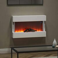 LED Standing Electric Fireplace with Remote Control