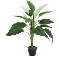 90CM Artificial Tree in Pot Fake Flower Plant