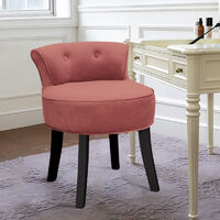 Velvet Dressing Table Chair Vanity Stool Piano Stools Dining Chairs Bedroom Room