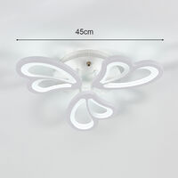 Livingandhome Modern Flower Shape LED Chandelier Ceiling Light , 3 Head Cool White