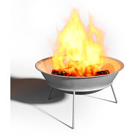Livingandhome Outdoor Garden Firepit Round BBQ Grill Heater, 50CM