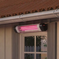 Livingandhome 2KW Ceiling Mounted Wall Patio Heater Electric Infrared Heating