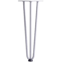 Set of 4 Steel Hairpin Table Legs for Bench Desk Furniture Kit, 10mm 3Rods 14inch