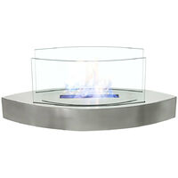 Unique Smokeless Stainless Steel Tabletop Ethanol Fireplace