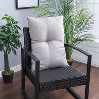 Garden Patio Swing Bench Cushion Furniture Thicken Seat Pad, Light Grey 60x40CM