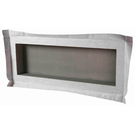 U-Tile – Niche de douche à carreler 80 x 30 cm – 9 cm de profondeur – Étanchéité intégrée – Prêt à carreler pour espaces humides