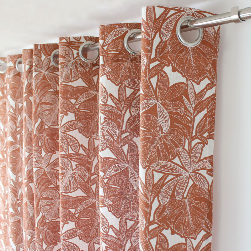 Rideau Gris Opaque Alessia Avec Œillets ( 4 Cm) En 140 X 145 Cm (L X L