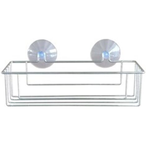 Panier de douche  basic chrome Gris 10x23 cm (1/3)