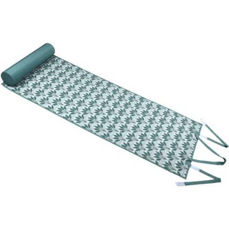 Matelas de plage à motif géométrique Vert 150x70 cm (1/2)