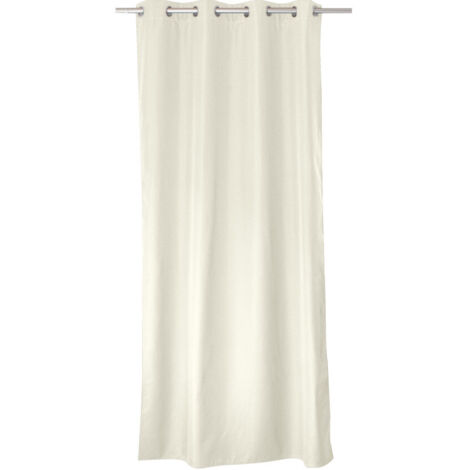 Rideau thermique en microfibre doublée Ecru 135x180 cm (1/5)