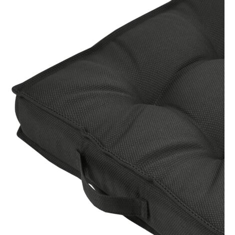 ETULLE Coussin De Sol En Velours Matelassé, Coussin Carré épais Avec Poignée De Transport, Coussin De Méditation De Patio, Coussins De Chaise Tatami, 18inx18inx5in, Vert émeraude