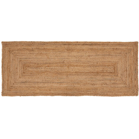 Atmosphera – Tapis Natura 80x200cm beige – Tressé en jute végétal – Grammage 2100 g/m² – Ambiance zen et rustique pour couloirs étroits