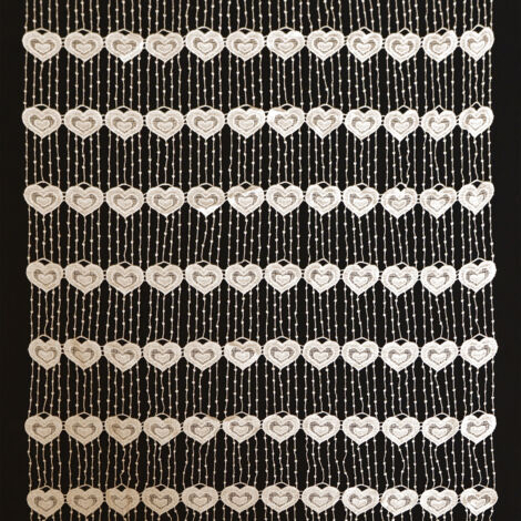 Modulable en macramé style romantique Ecru 60x120 cm