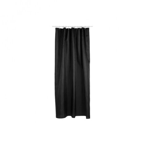 5Five Simply Smart – Rideau de douche en polyester 180 x 200 cm – Résistant à l'humidité – Séchage rapide – 12 anneaux inclus pour installation facile (1/6)