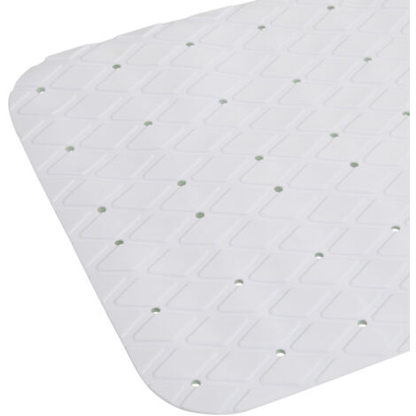 Tapis de bain antidérapant Blanc 70x35 cm (1/3)