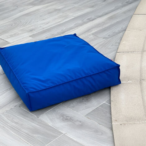 Coussin de sol inter / exter Bleu 71x71x35 cm (1/2)