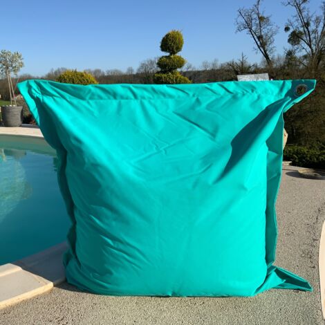 Big Coussin flottant Turquoise 140x140 cm