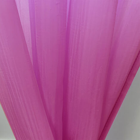 2 Rideaux Fuchsia - 140x240 Cm Chacun - Occasion En Bon état - Rideaux Plissés