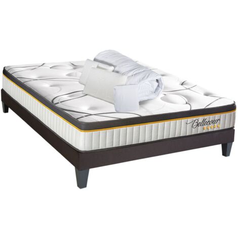 Pack Prêt à dormir Bellecour 2.0 Blanc 140x200 cm (1/5)