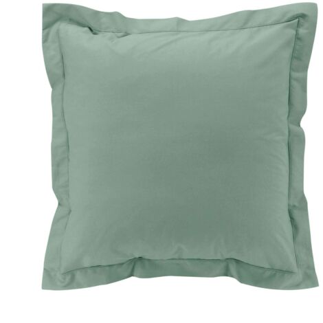 Taie d'oreiller carrée 63x63 cm - Percale 100% coton - Tilleul