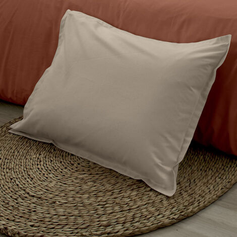 Taie d'oreiller en 100% coton biologique Ficelle 50x70 cm (1/3)