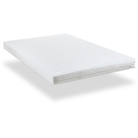 OLYMPE LITERIE Matelas EGIO 140x190 cm Latex Like & Mousse Haute Densité (1/5)