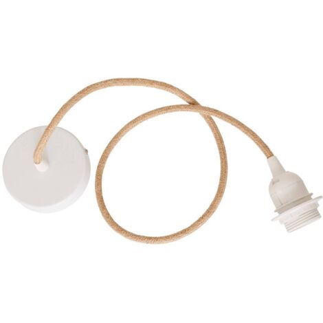 Cordon électrique Noe beige H100cm - Atmosphera créateur d'intérieur