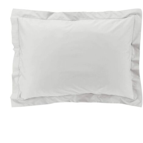 Taie d'oreiller rectangle 50x70 cm - Percale 100% coton - Blanc