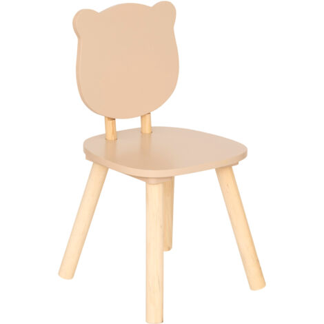 Chaises de table enfant Douceur beige L26xp26xH49cm - Atmosphera créateur d'intérieur (1/3)
