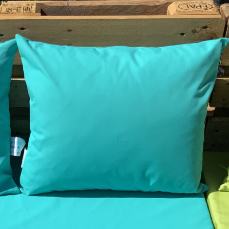 Homemaison – Housse de coussin extérieur 60x50 cm en tissu déperlant – Résistant aux UV – Standard Oeko-Tex – Lavable en machine à 40°C