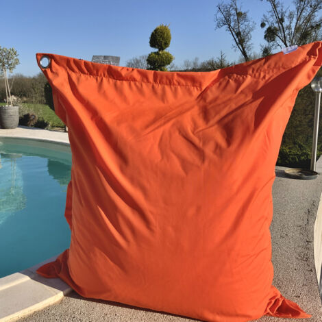 Housse pour big coussin Orange 140x140 cm (1/2)