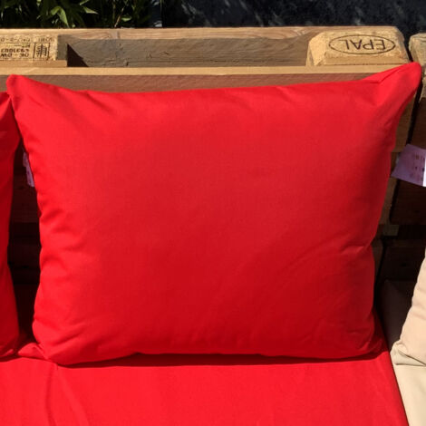 Homemaison – Housse de coussin extérieur 60x50 cm en tissu déperlant – Résistance à l'abrasion 20 000 cycles – Standard Oeko-Tex CLASS 1