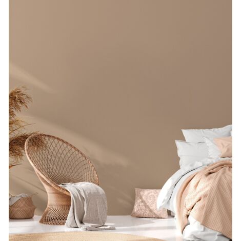 A.S. Creations – Papier peint uni beige 10m x 0.53m – Raccord libre – Lessivable et brossable – Résistance au soleil et à l'abrasion