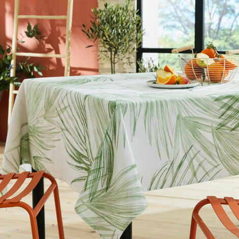 Nappe En Vinyle PVC Orange à Pois Blancs - 140x200 Cm - Imperméable Et Facile à Nettoyer - Pour Intérieur/Extérieur Et Projets DIY