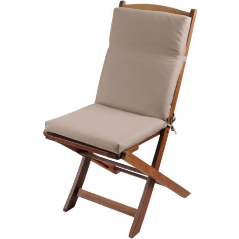 Coussin de fauteuil extérieur assise et dossier MINORQUE Lin 40x90 cm