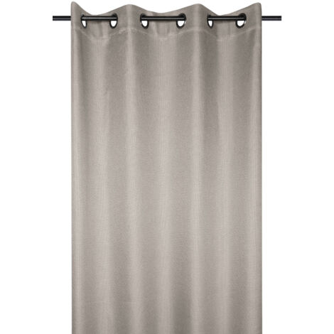 Rideau occultant doublure polaire Beige 140x260 cm (1/2)