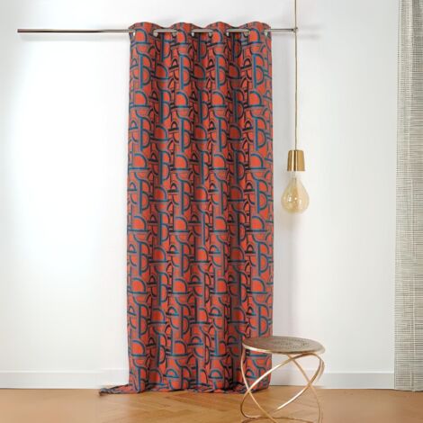 Rideau d'ameublement au style de l'Orient Express Rouge 135x240 cm (1/3)