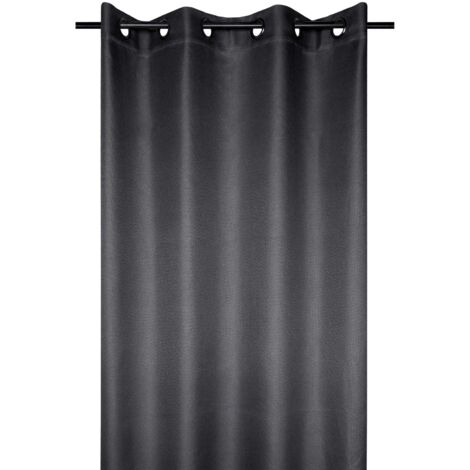 Rideau occultant doublure polaire Gris anthracite 140x260 cm (1/2)