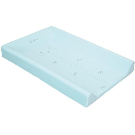 Matelas à langer à rebords Bleu azur 50x80 cm