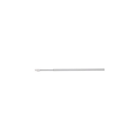 Secodir – Lot de 2 tringles à rideaux extensibles 80-130 cm – Acier laqué blanc – Fixations incluses pour fenêtres PVC, bois, aluminium
