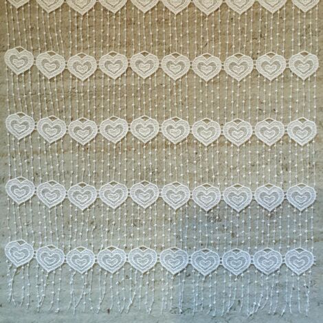 Modulable au style romantique Ecru 60x180 cm