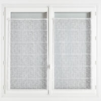 Modulable en maille avec motifs capsules Blanc 60x90 cm