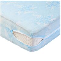 Bricoline – Housse de matelas extensible 90x190 cm – Maille 100% polyester – Lavable en machine jusqu'à 30°C – Finition fermeture à glissière