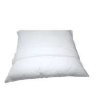 Douceur D'Intérieur – Taie d'oreiller molleton 100% coton blanc 50x70 cm – Protection douce contre l'humidité et les allergènes – Lavable en machine