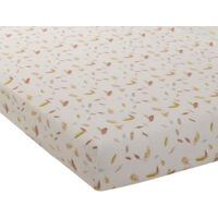 Drap housse en jersey imprimé Multicolore 70x140 cm
