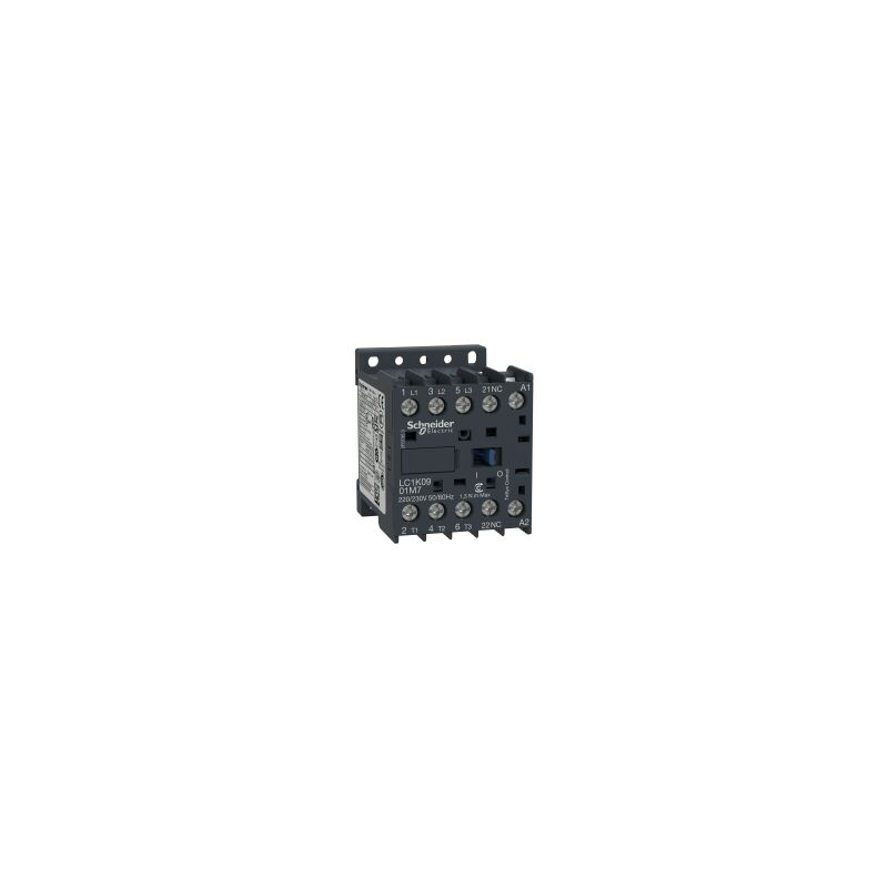 Contacteur TeSys K LC1K0901P5 - 3 Pôles, 9 A, Bobine 230 V, Pour Applications AC1/AC3/AC4 - 8