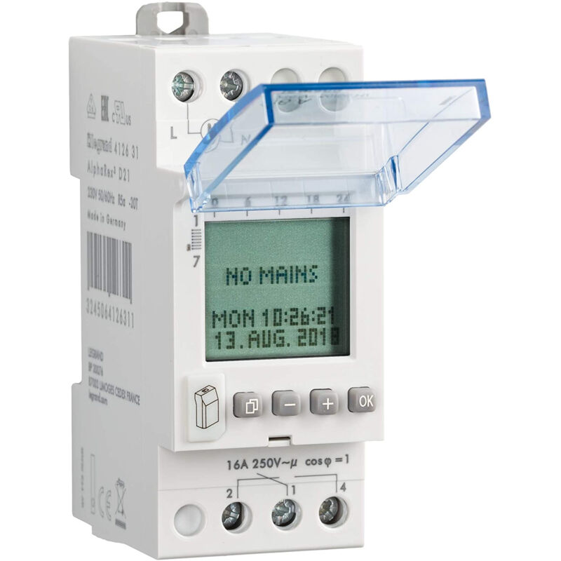 Interrupteur Horaire Digital Legrand Modulaire Programmable - Réf 412654
