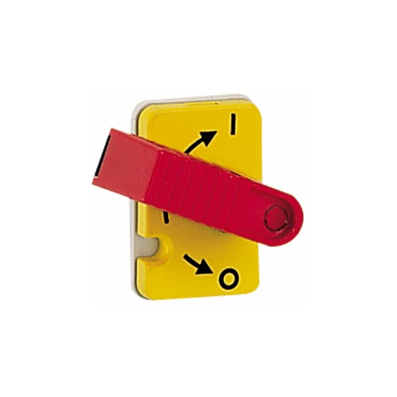 Interrupteur-sectionneur 4 Pôles Giovenzana SQ 32A - 48x48 Mm, Poignée Noire, Neuf