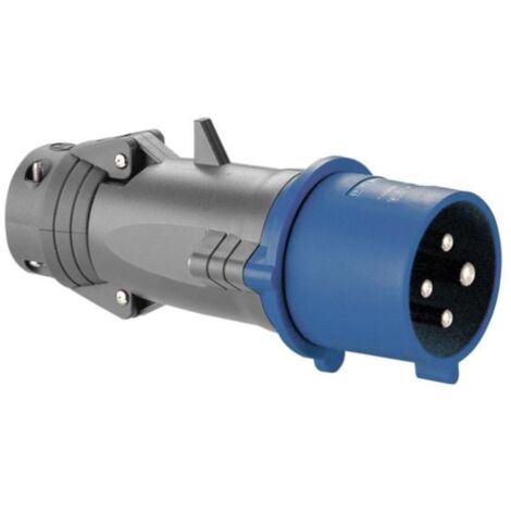 Fiche mobile droite Hypra IP44 32A - 200V à 250V - 3P+T - plastique - LEGRAND
