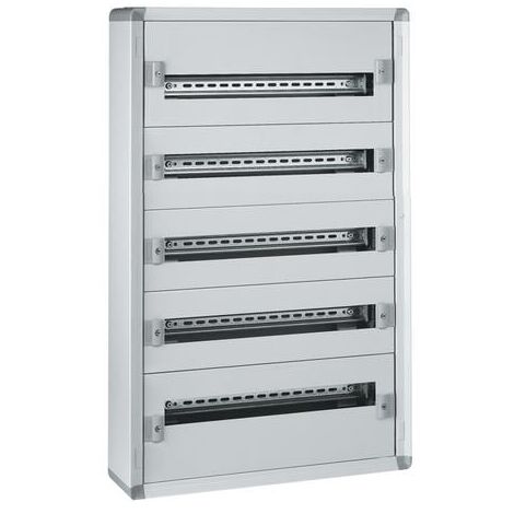 Coffret distribution métal XL³160 tout modulaire 5 rangées 900x575x147mm - 120 modules - LEGRAND